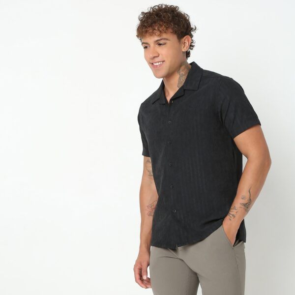 Slim Fit Striped Shirt - Image 5