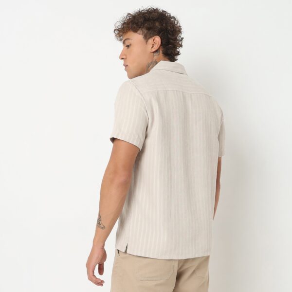 Slim Fit Striped Shirt - Image 28