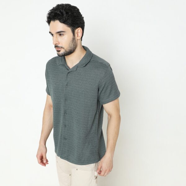 Slim Fit Solid Shirt - Image 10