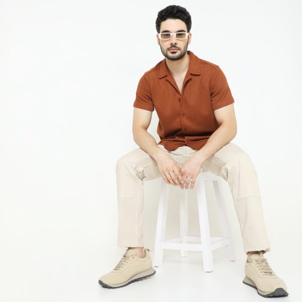 Slim Fit Solid Shirt - Image 11