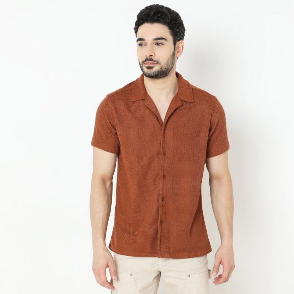 Slim Fit Solid Shirt - Image 12