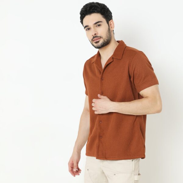 Slim Fit Solid Shirt - Image 15