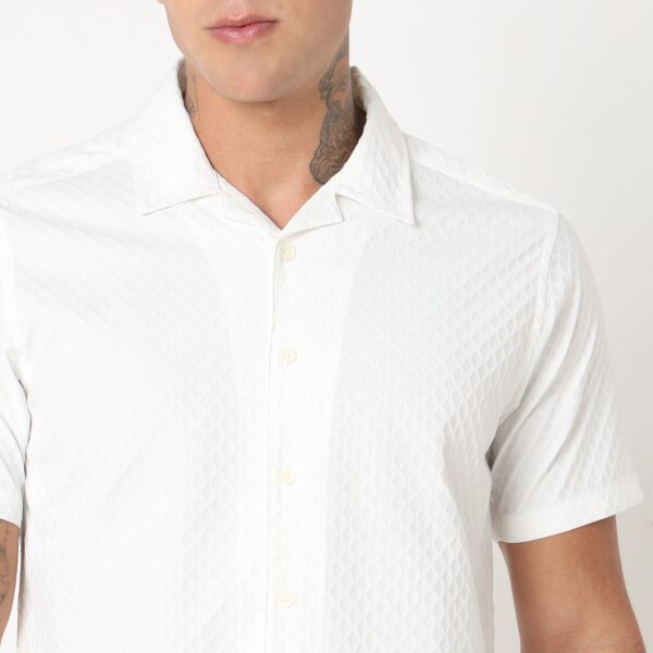 Slim Fit Structured Shirt - Image 9