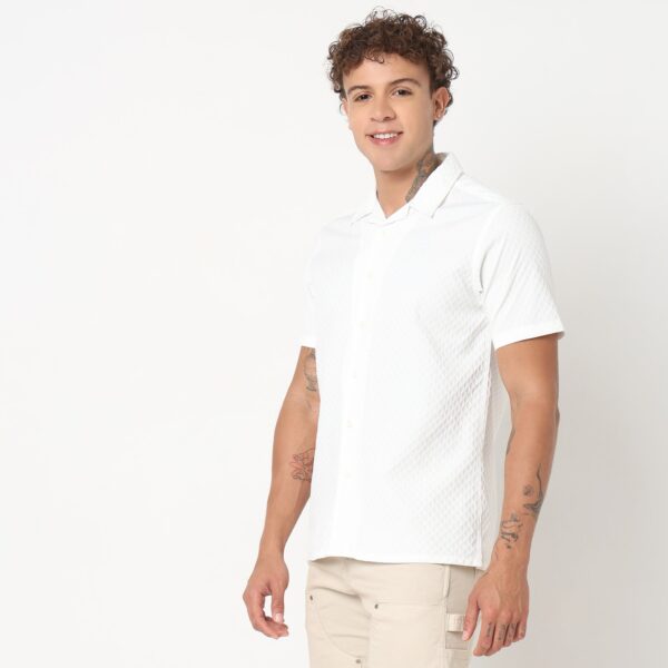 Slim Fit Structured Shirt - Image 10