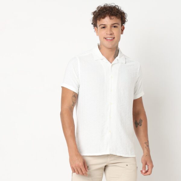 Slim Fit Structured Shirt - Image 12