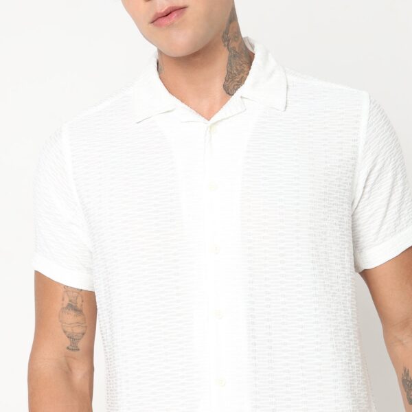 Slim Fit Structured Shirt - Image 14