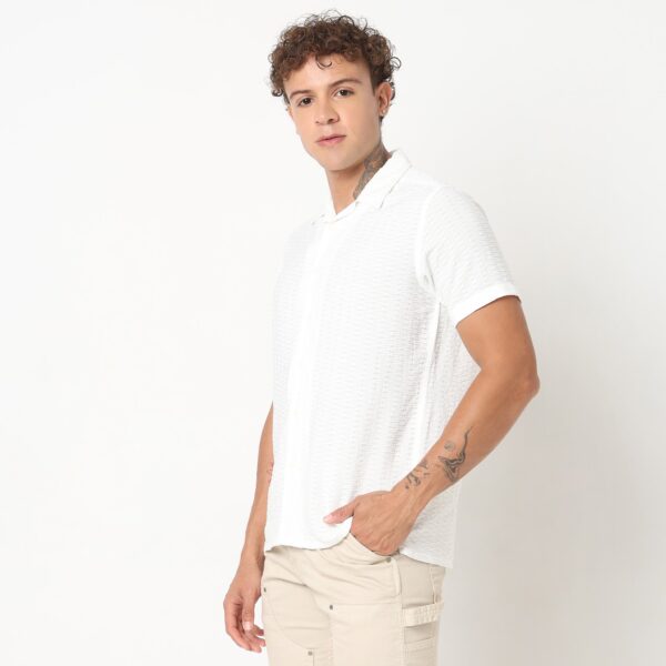 Slim Fit Structured Shirt - Image 15