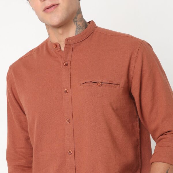 Regular Fit Solid Shirt - Image 19