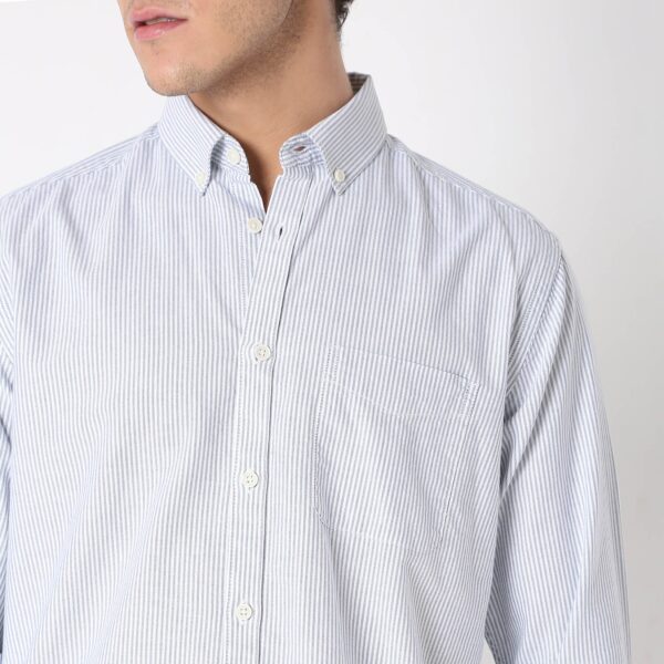 Regular Fit Striped Shirt - Image 4