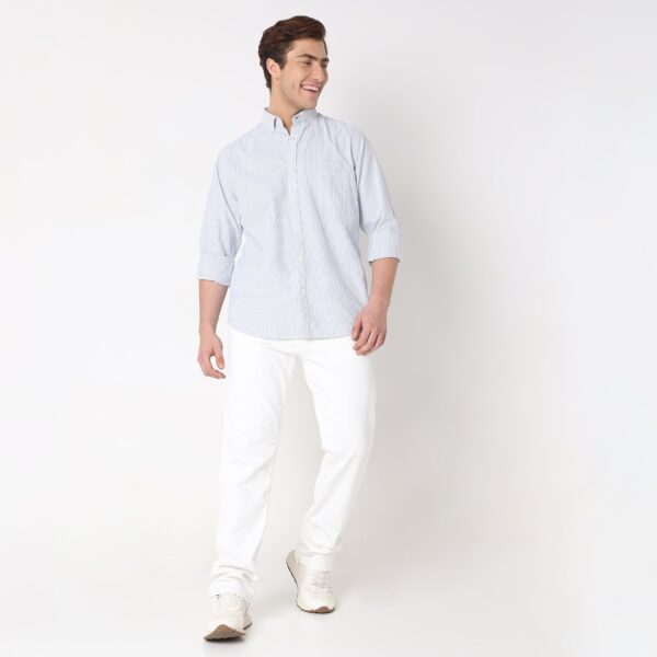 Regular Fit Striped Shirt - Image 5