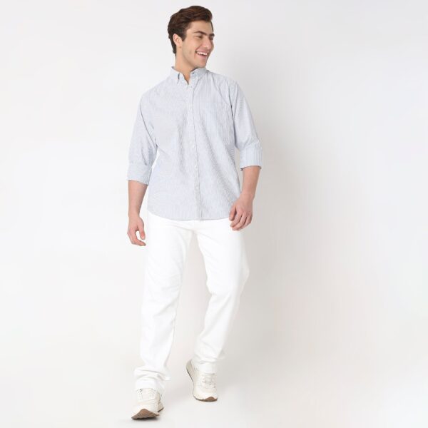 Regular Fit Striped Shirt - Image 6