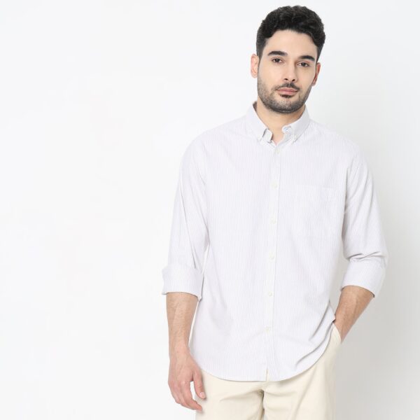 Regular Fit Striped Shirt - Image 2