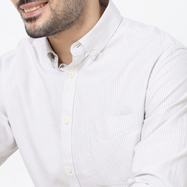 Regular Fit Striped Shirt - Image 4