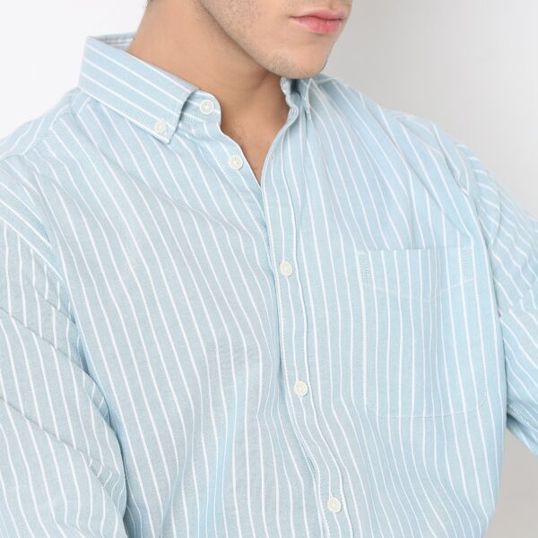 Regular Fit Striped Shirt - Image 4