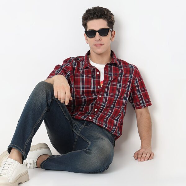 Regular Fit Checkered Shirt