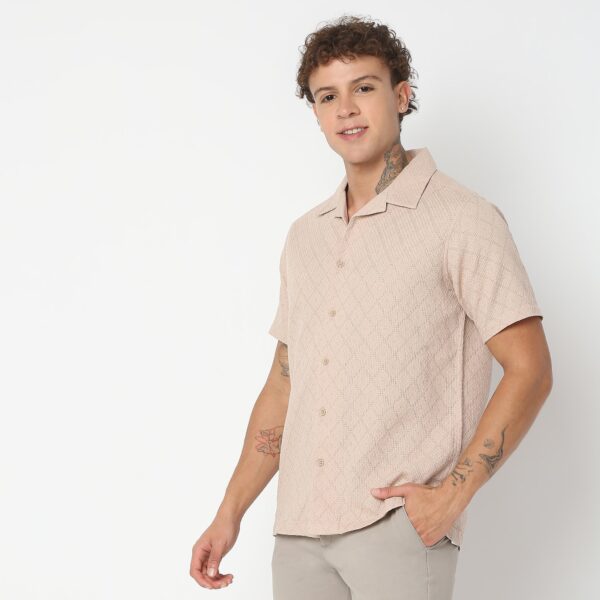 Regular Fit Solid Shirt - Image 20