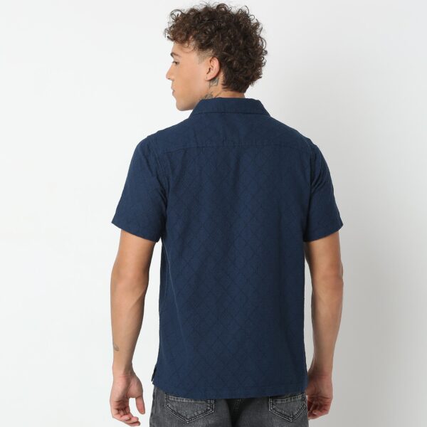 Regular Fit Solid Shirt - Image 8