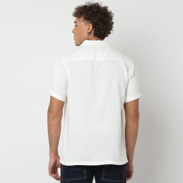 Regular Fit Solid Shirt - Image 8