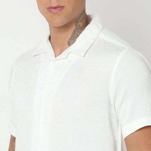 Regular Fit Solid Shirt - Image 9