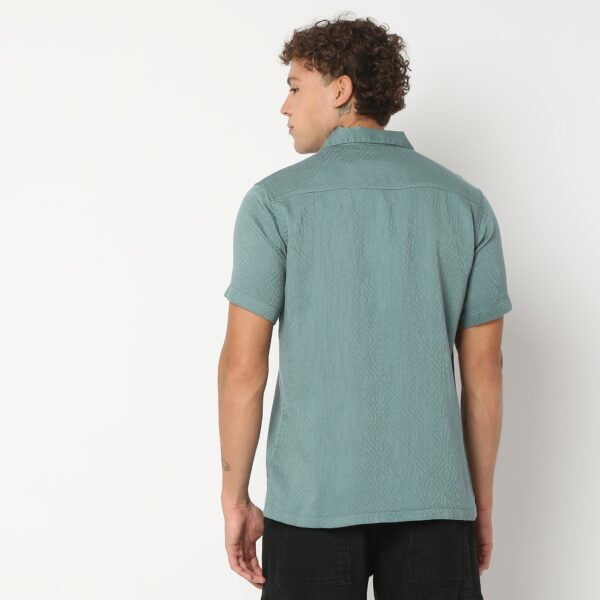 Regular Fit Solid Shirt - Image 8