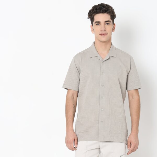 Regular Fit Structured Shirt - Image 2