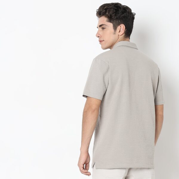 Regular Fit Structured Shirt - Image 3