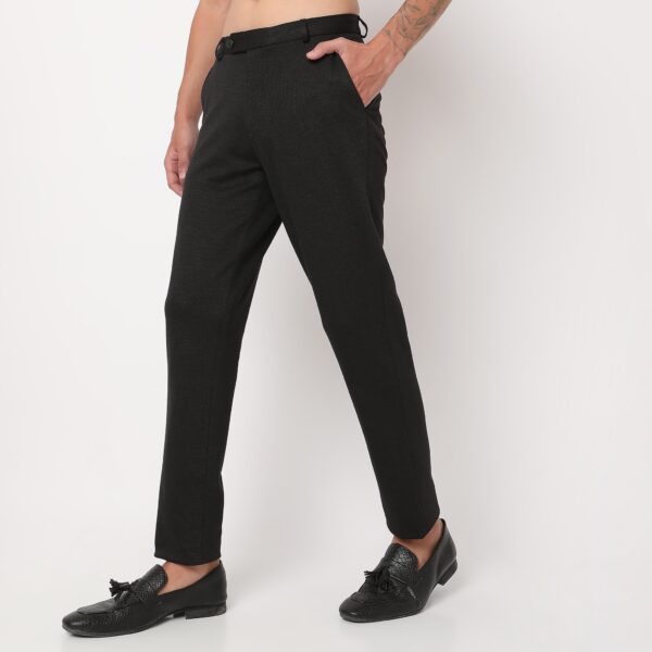 Mid Rise Knit Formal Trouser - Image 5