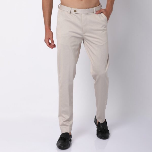 Mid Rise Knit Formal Trouser - Image 7