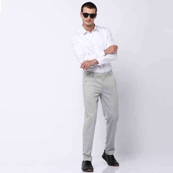 Mid Rise Knit Formal Trouser - Image 11