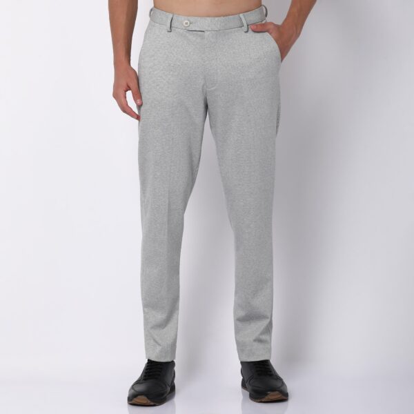 Mid Rise Knit Formal Trouser - Image 12