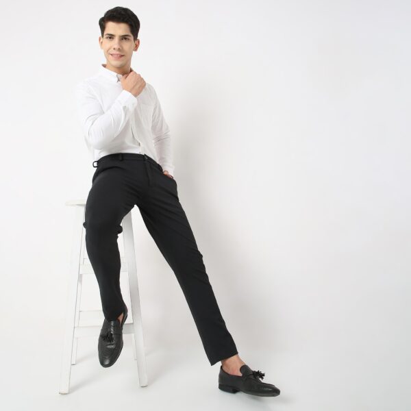 Mid Rise Knit Formal Trouser - Image 56