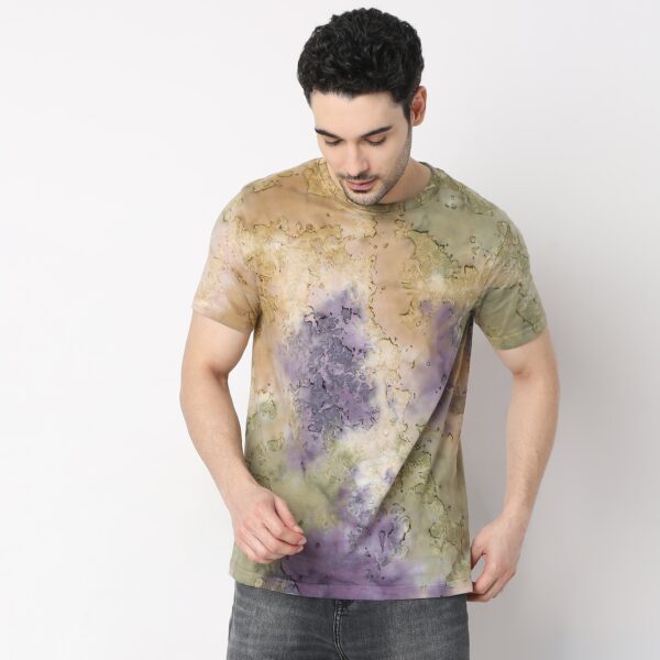 Regular Fit Tie - Dye T-Shirt - Image 2