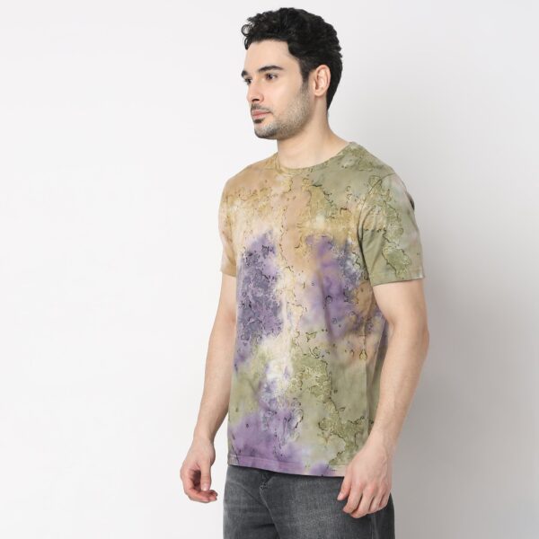 Regular Fit Tie - Dye T-Shirt - Image 5