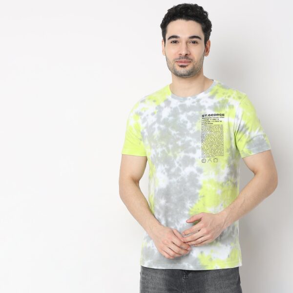 Regular Fit Tie - Dye T-Shirt - Image 2