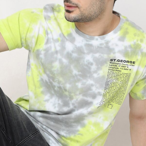 Regular Fit Tie - Dye T-Shirt - Image 4