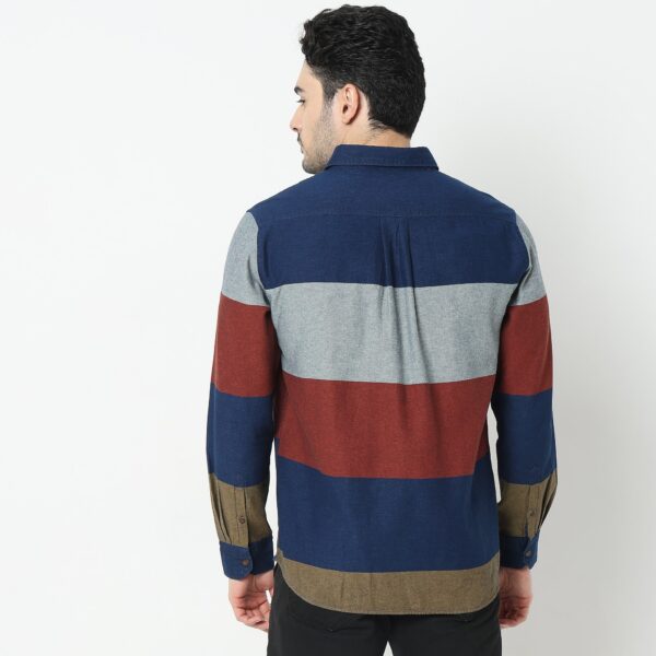 Regular Fit Striped Shirt - Image 3