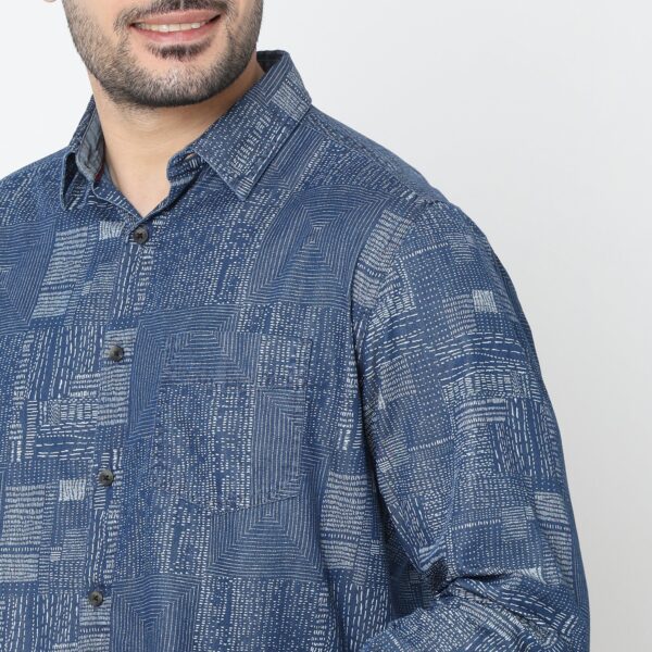 Regular Fit Printed Shirt - Image 4