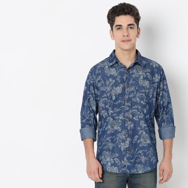 Regular Fit Printed Shirt - Image 2