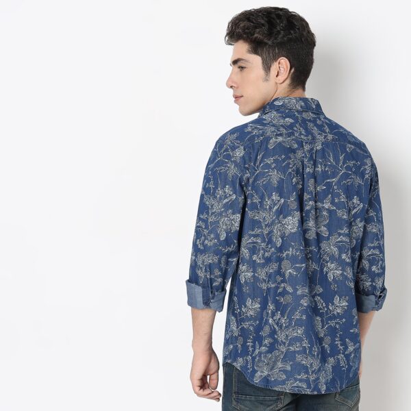 Regular Fit Printed Shirt - Image 3