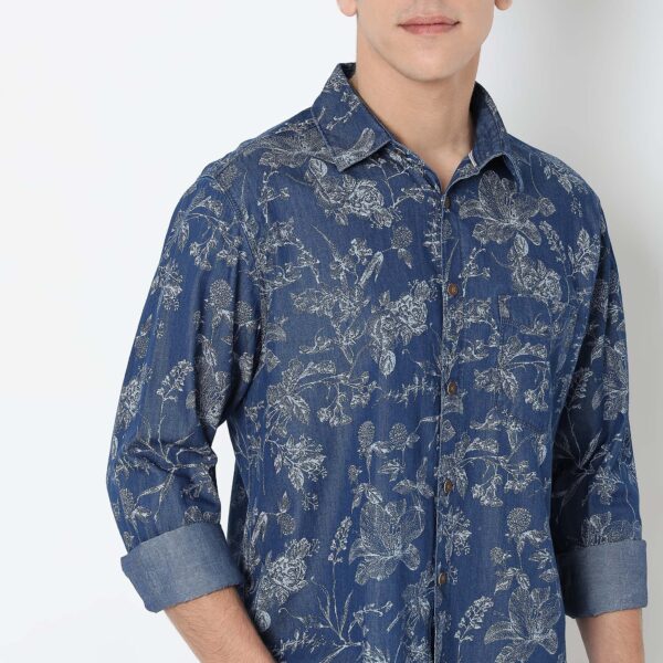 Regular Fit Printed Shirt - Image 4