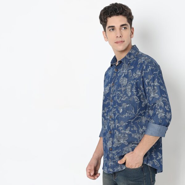 Regular Fit Printed Shirt - Image 5