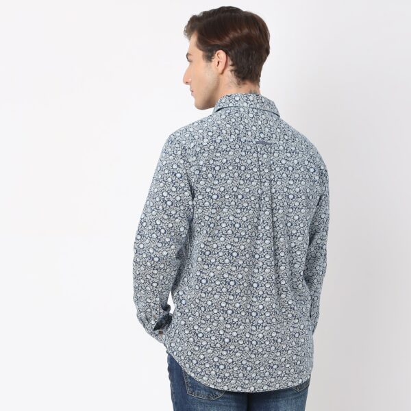 Regular Fit Printed Shirt - Image 3