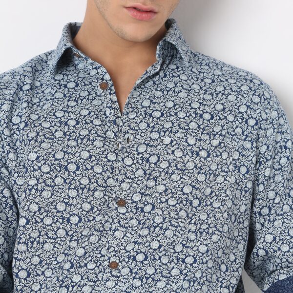 Regular Fit Printed Shirt - Image 4