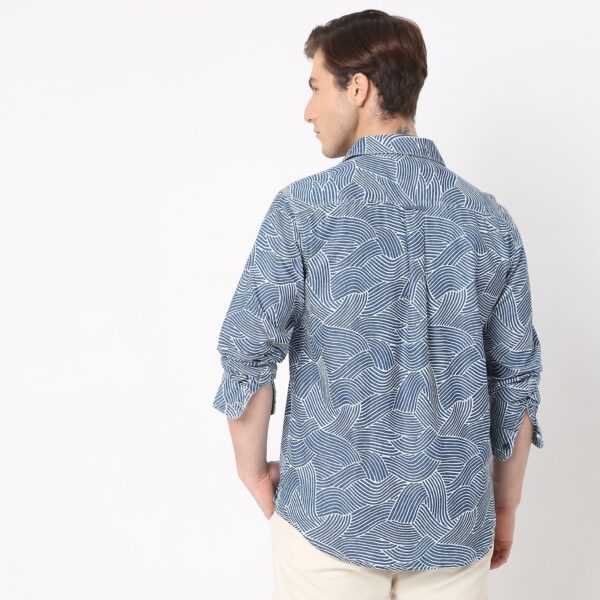 Regular Fit Printed Shirt - Image 3