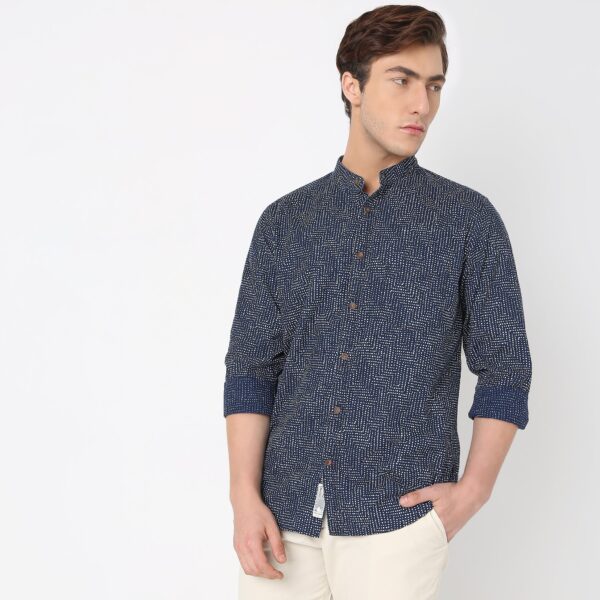 Regular Fit Printed Shirt - Image 2