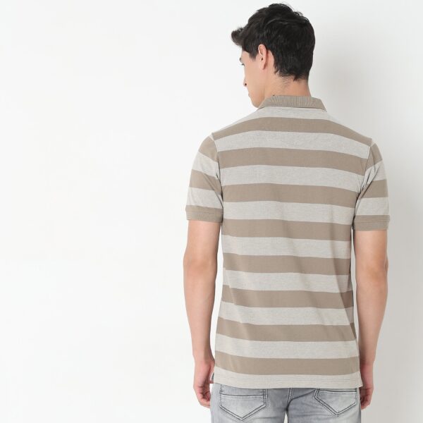 Madison Polo™ - Comfort Blend - Regular Fit Striped Polo T-Shirt - Image 3