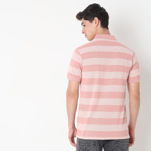 Madison Polo™ - Comfort Blend - Regular Fit Striped Polo T-Shirt - Image 8