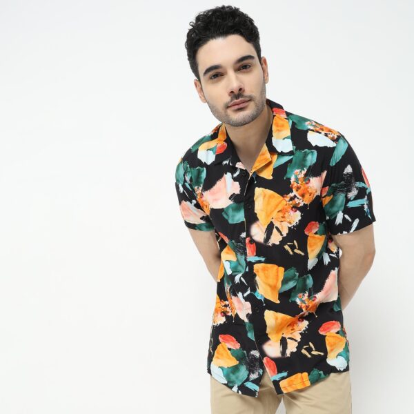 Regular Fit Printed Shirt - Image 2