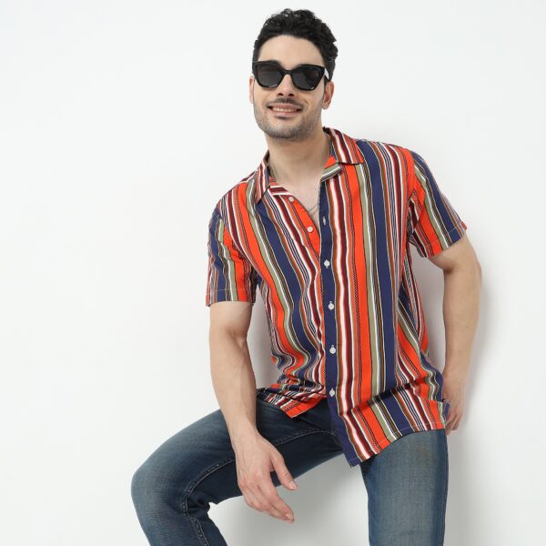 Regular Fit Printed Shirt - Image 7