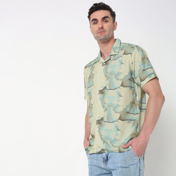 Regular Fit Printed Shirt - Image 35